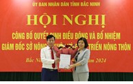 Chủ tịch UBND thành phố Bắc Ninh được điều động, bổ nhiệm giữ chức Giám đốc Sở Sở Nông nghiệp và PTNT